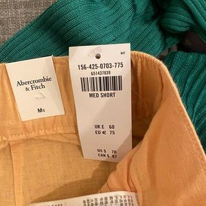 Abercrombie linen blend oants